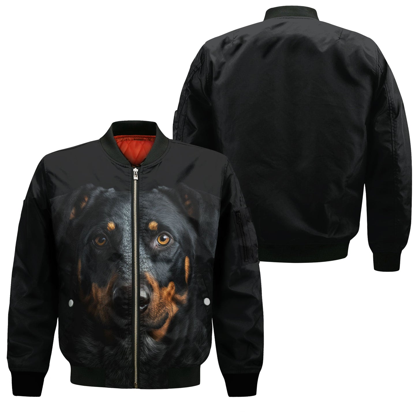 Beauceron AI - Unisex 3D Graphic Bomber Jacket