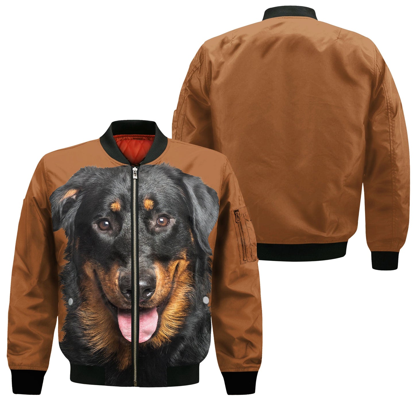 Beauceron - Unisex 3D Graphic Bomber Jacket