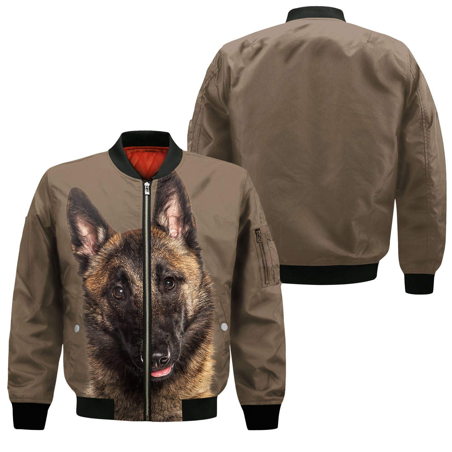 Belgain Malinois - Unisex 3D Graphic Bomber Jacket