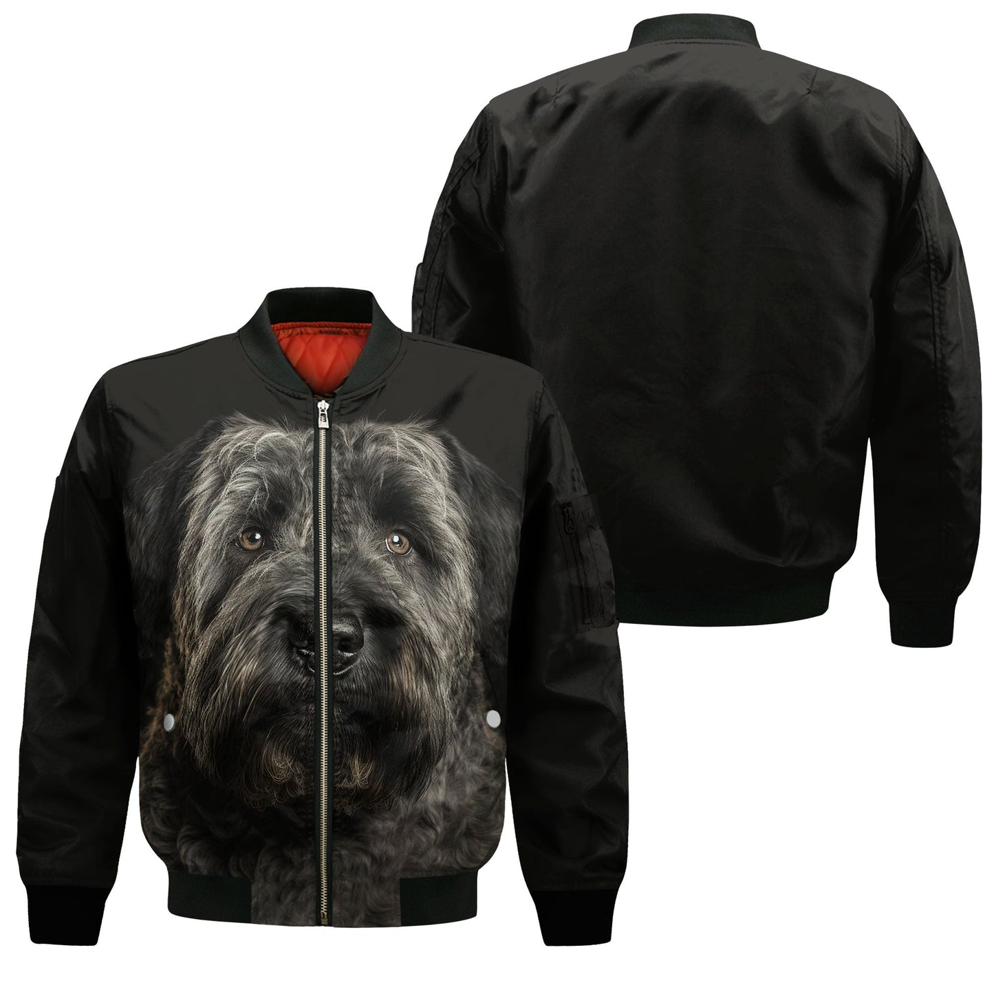 Bouvier des Flandres AI - Unisex 3D Graphic Bomber Jacket