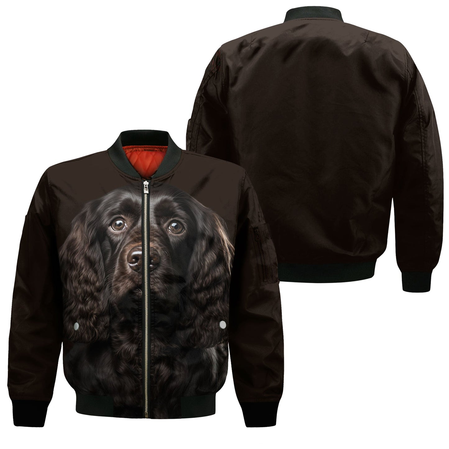 Boykin Spaniel AI - Unisex 3D Graphic Bomber Jacket