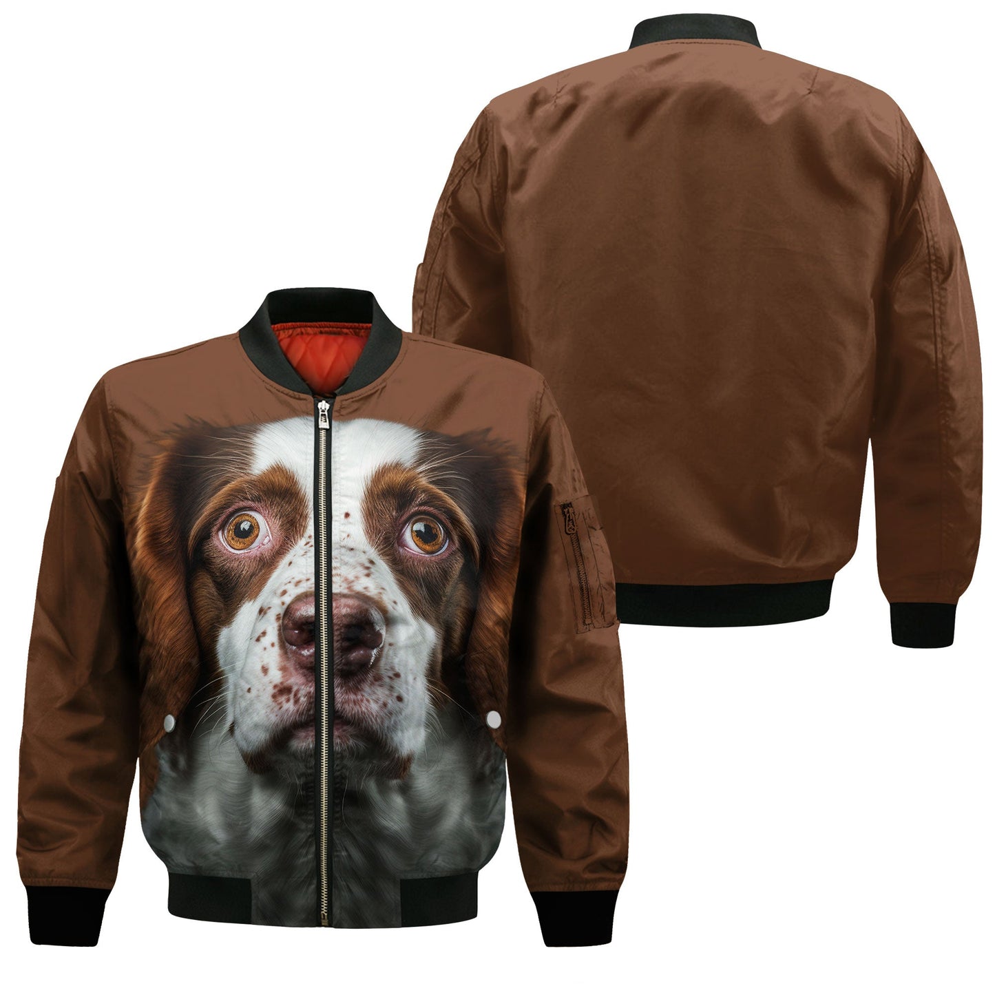 Brittany AI - Unisex 3D Graphic Bomber Jacket