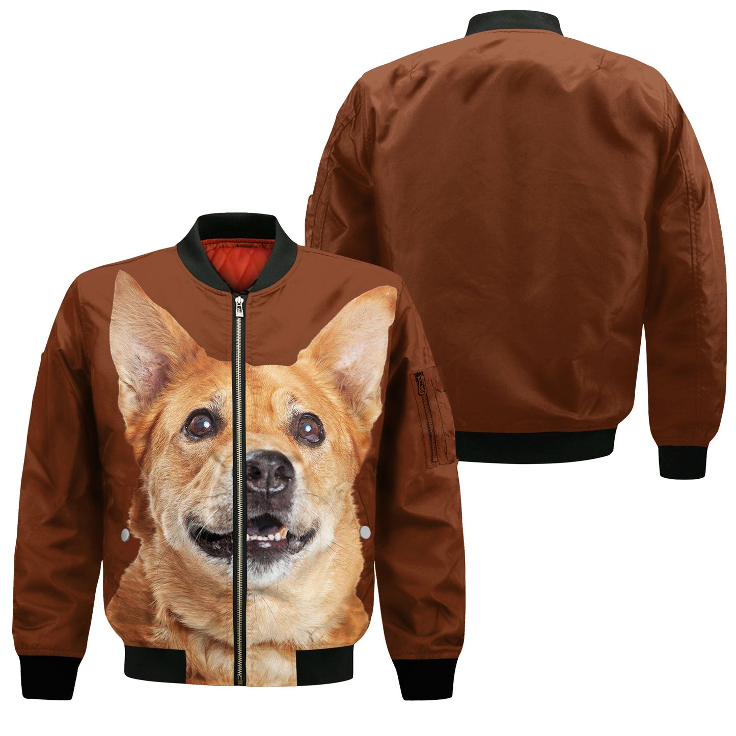 Carolina Dog - Unisex 3D Graphic Bomber Jacket
