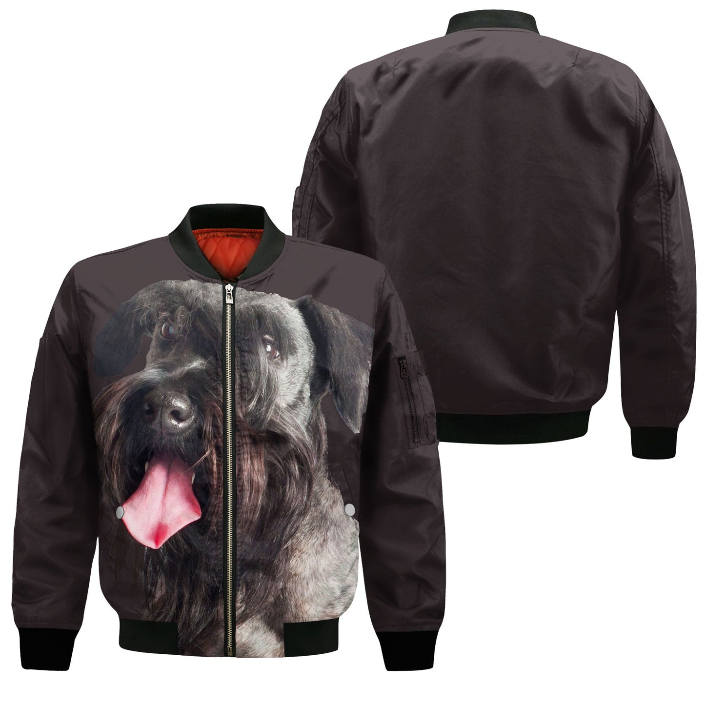 Cesky Terrier - Unisex 3D Graphic Bomber Jacket