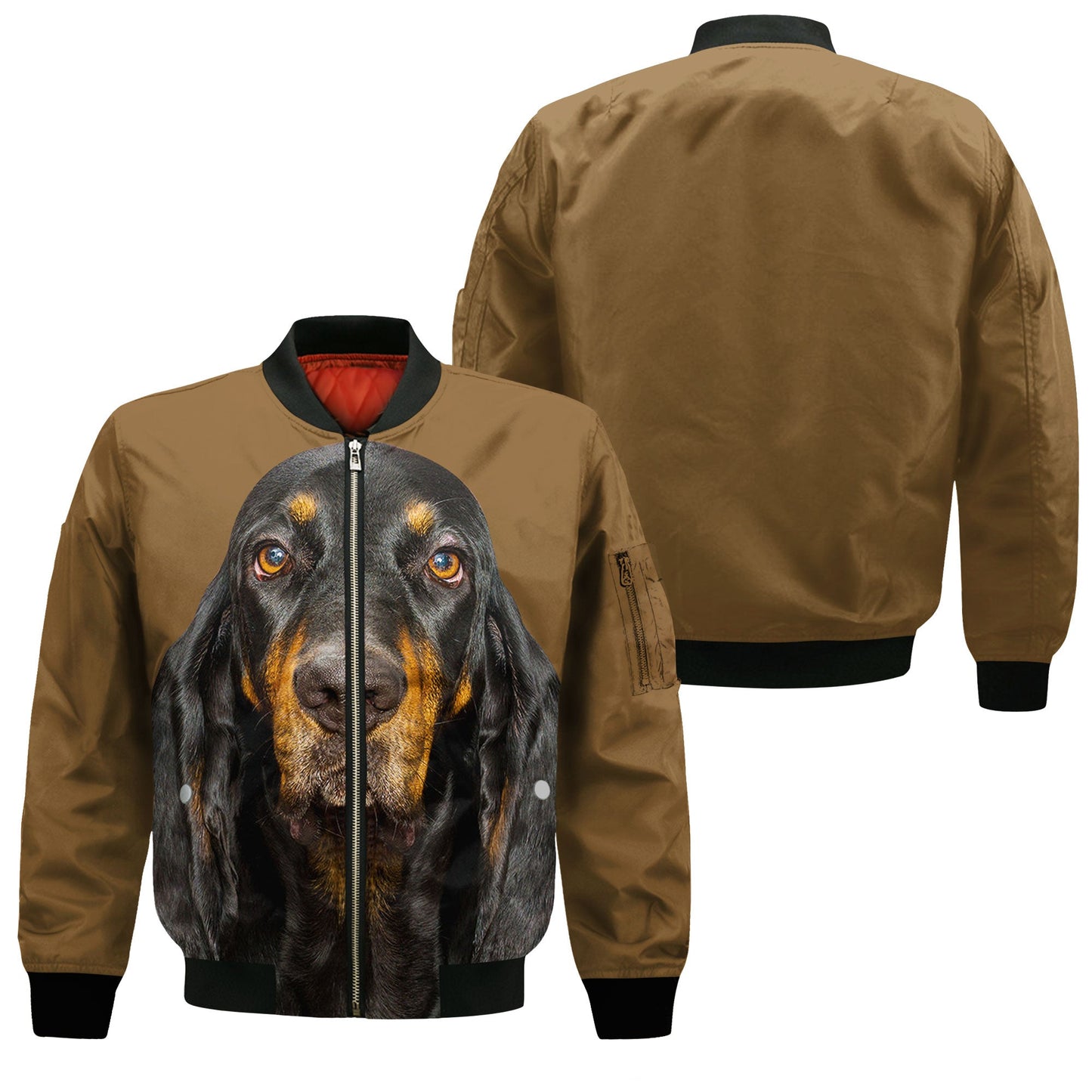 Coonhound - Unisex 3D Graphic Bomber Jacket