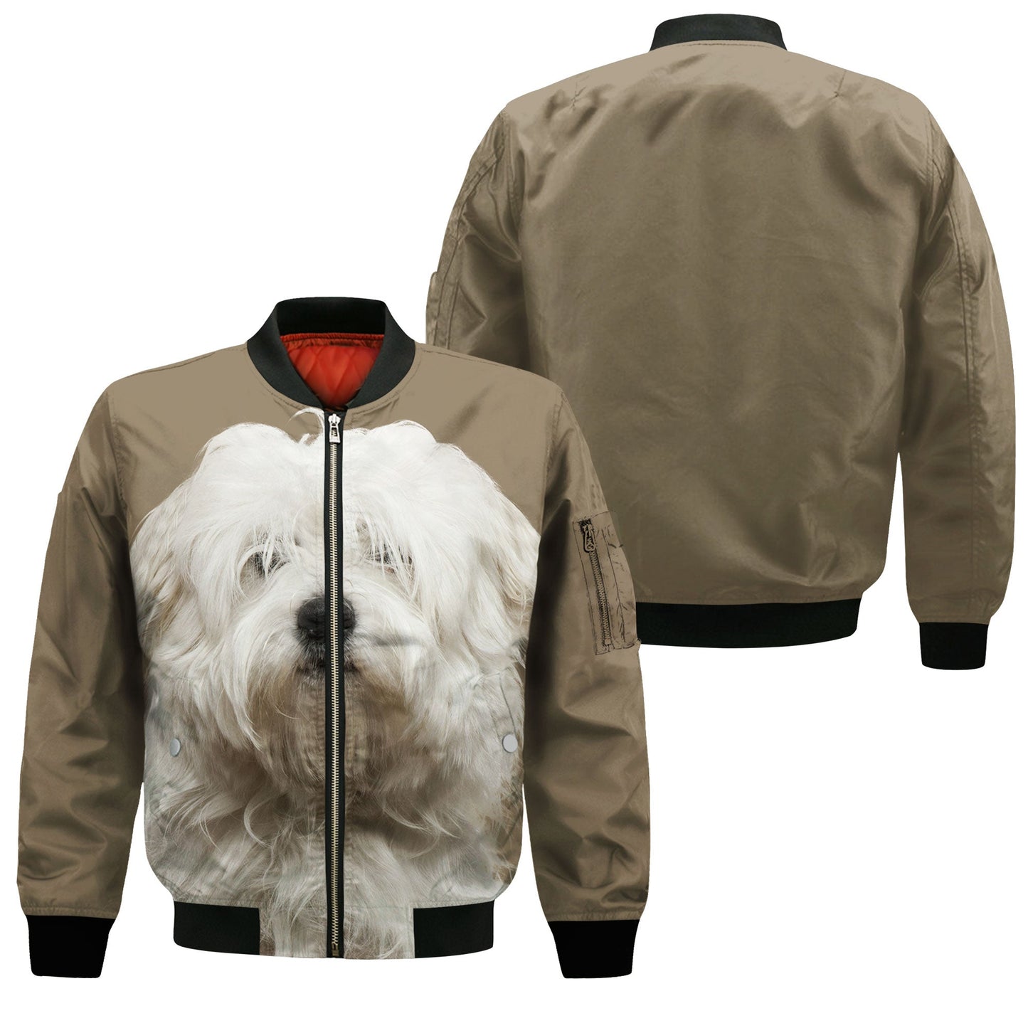 Coton de Tulear - Unisex 3D Graphic Bomber Jacket