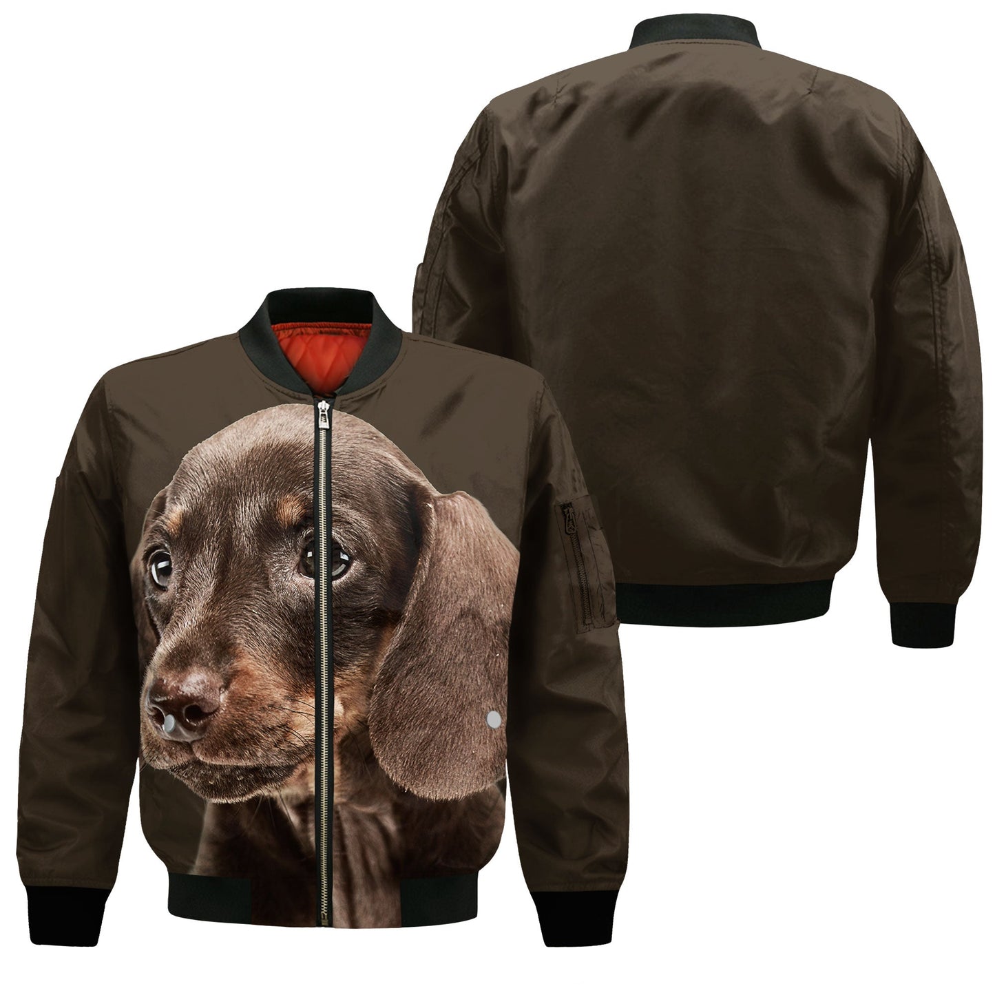 Dachshund - Unisex 3D Graphic Bomber Jacket