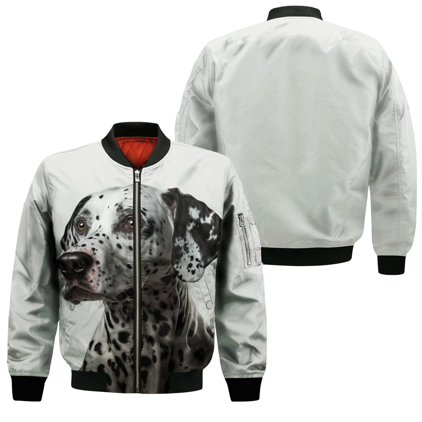 Dalmatian AI - Unisex 3D Graphic Bomber Jacket