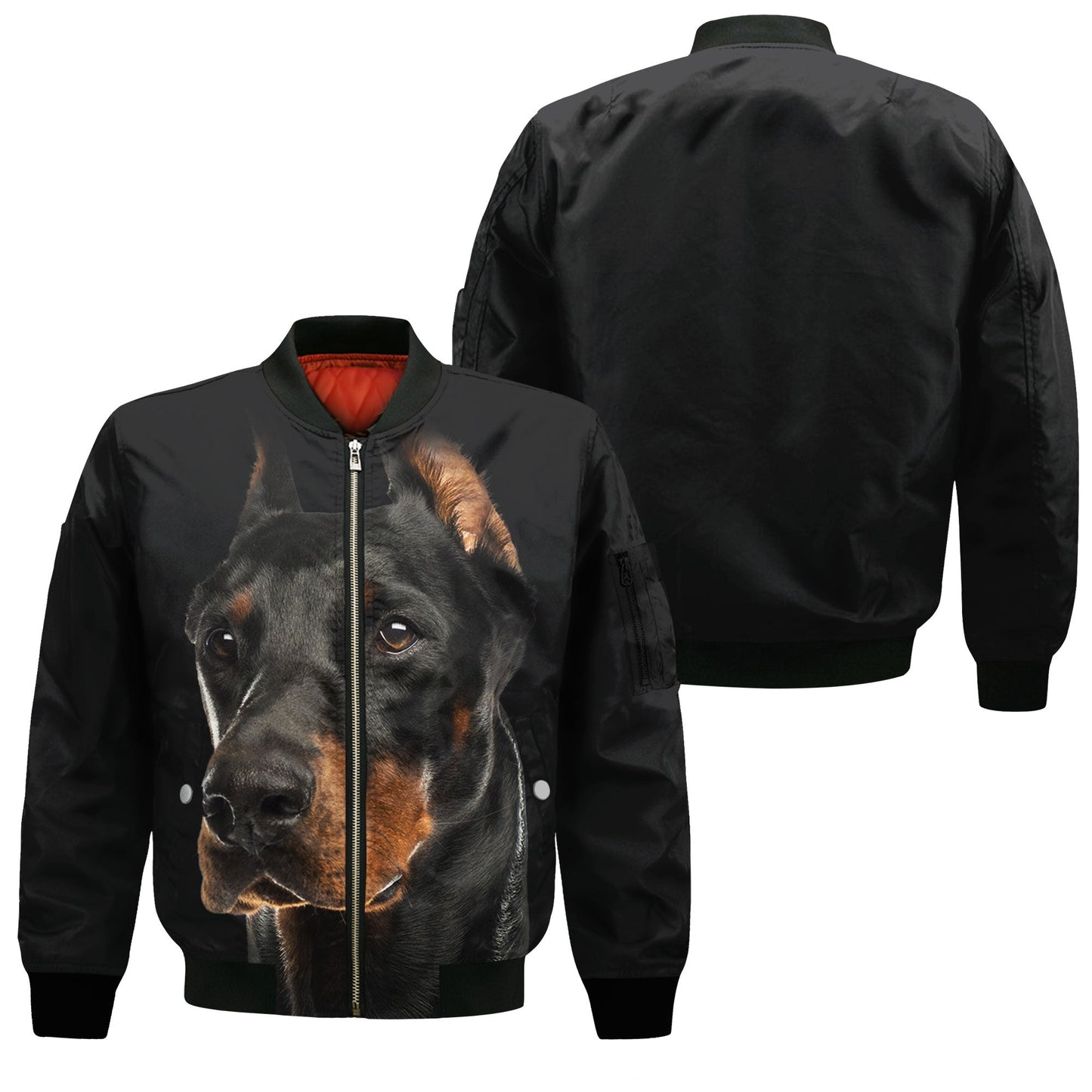 Doberman Pinscher - Unisex 3D Graphic Bomber Jacket