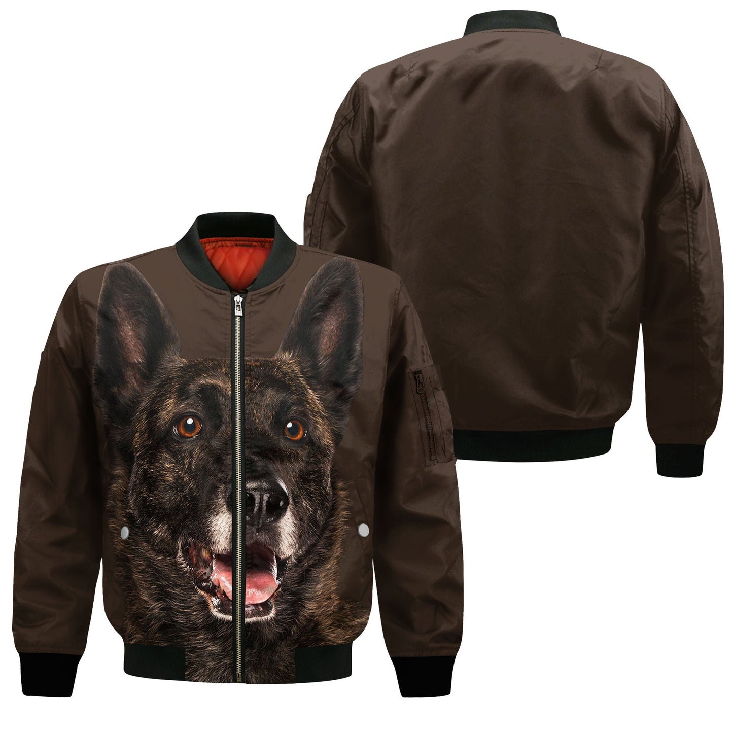 Dutch Shepherd - Unisex 3D Graphic Bomber Jacket