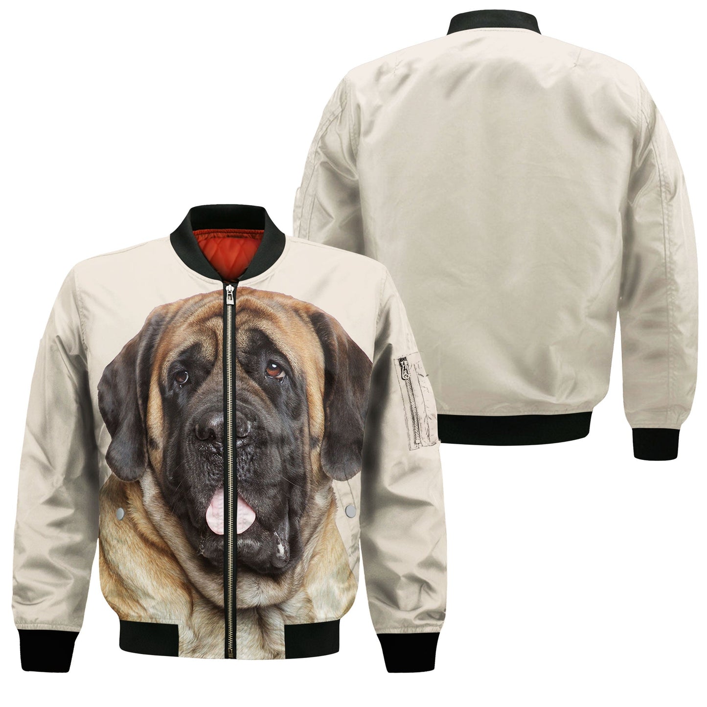 English Mastiff - Unisex 3D Graphic Bomber Jacket