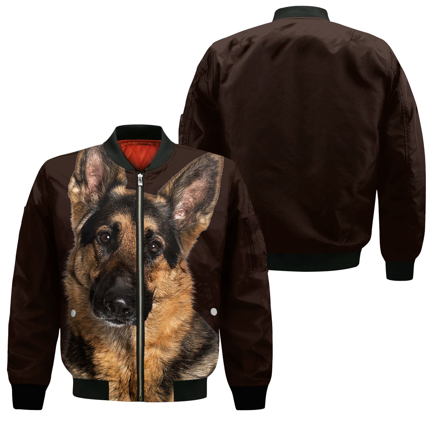 German Shepherd Dog - Unisex 3D Graphic Bomber Jacket