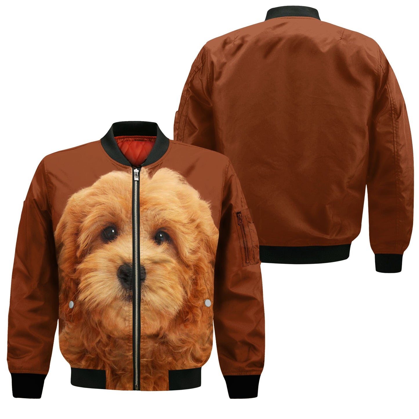 Goldendoodle - Unisex 3D Graphic Bomber Jacket