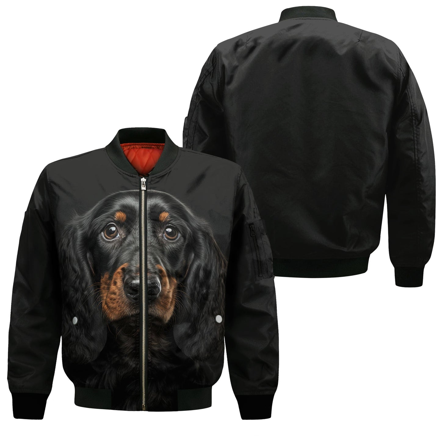 Gordon Setter 1 AI - Unisex 3D Graphic Bomber Jacket