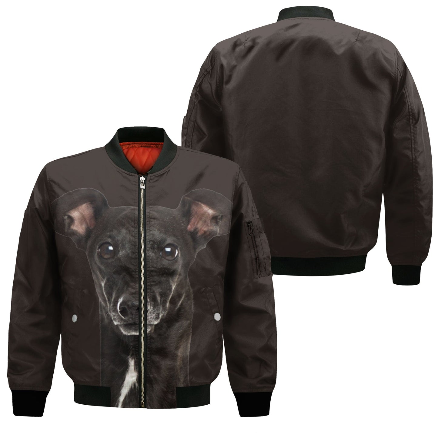 Greyhound - Unisex 3D Graphic Bomber Jacket