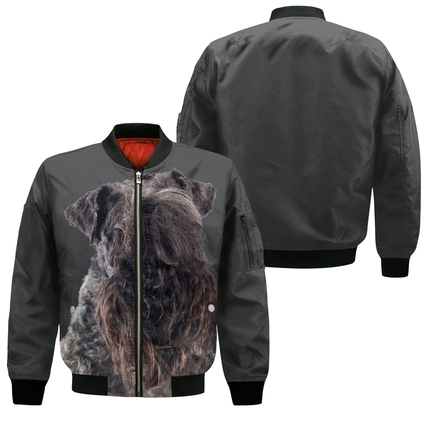 Kerry Blue Terrier - Unisex 3D Graphic Bomber Jacket
