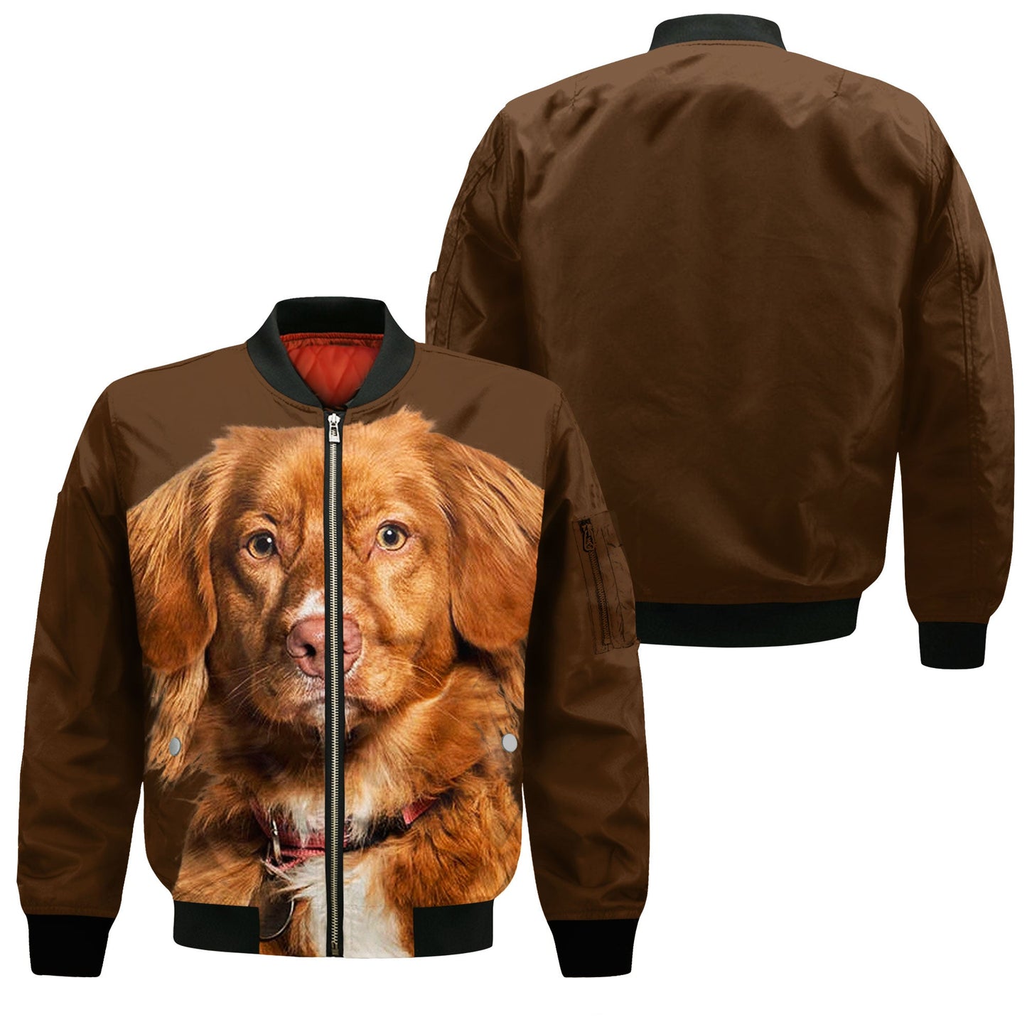 Nova Scotia Duck Tolling Retriever - Unisex 3D Graphic Bomber Jacket