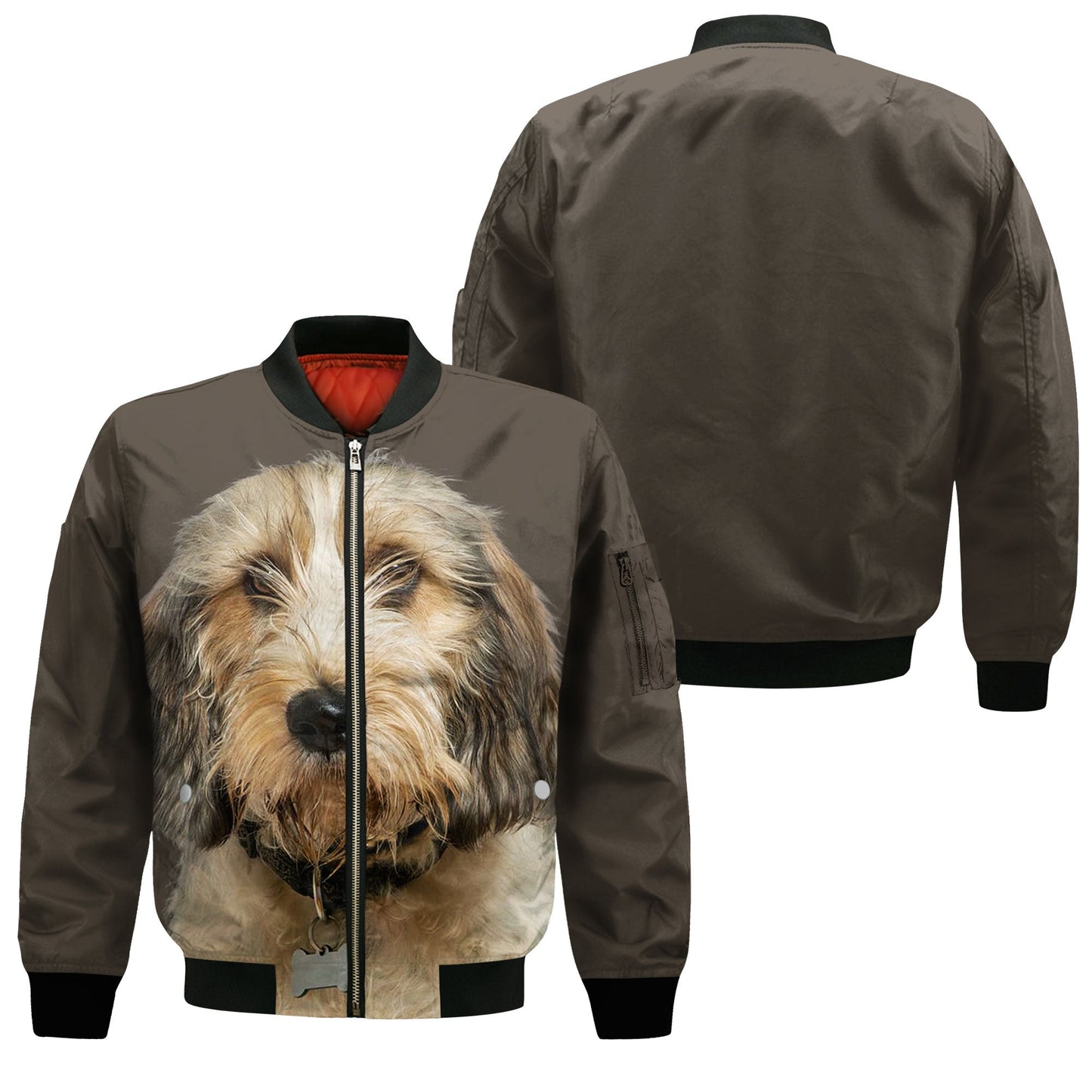 Petit Basset Griffon Vendéen - Unisex 3D Graphic Bomber Jacket