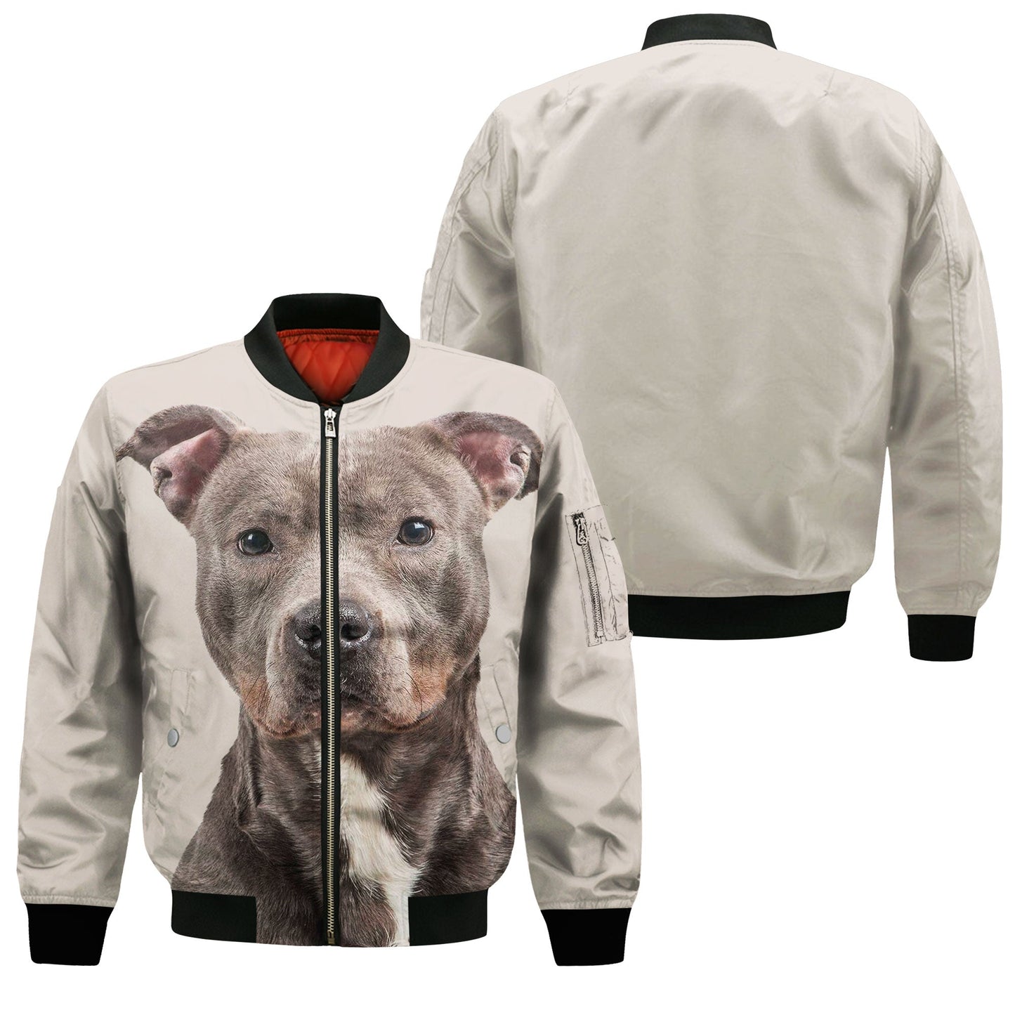 Pitbull - Unisex 3D Graphic Bomber Jacket