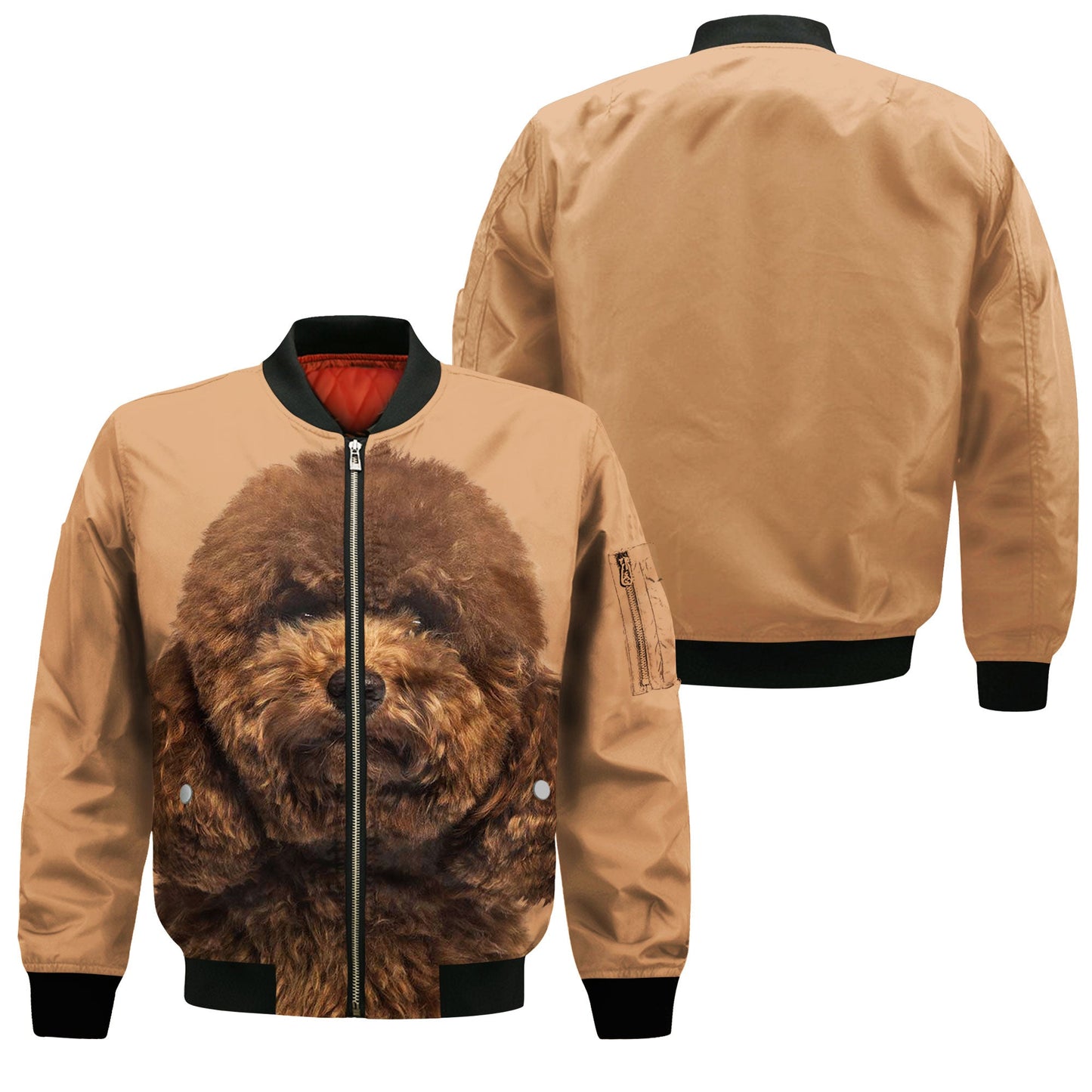 Poodle - Unisex 3D Graphic Bomber Jacket