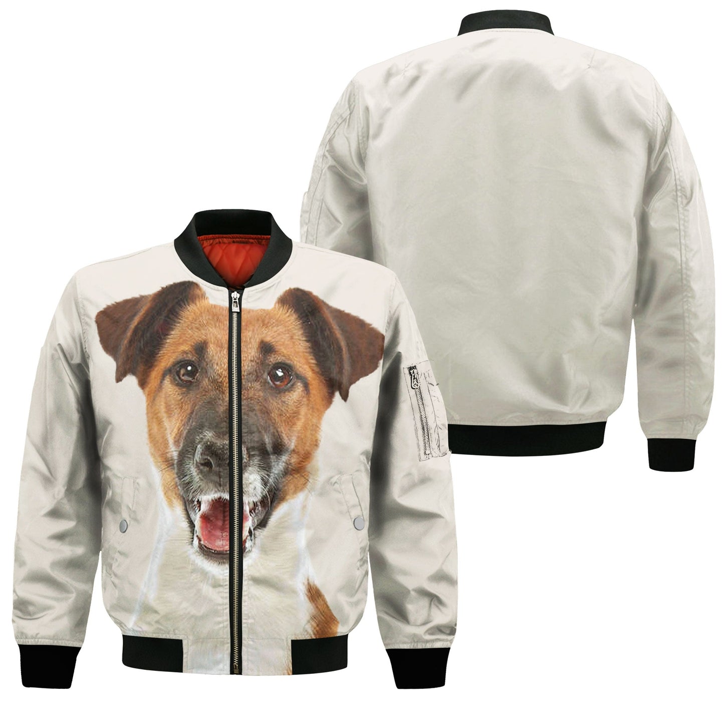 Smooth Fox Terrier - Unisex 3D Graphic Bomber Jacket