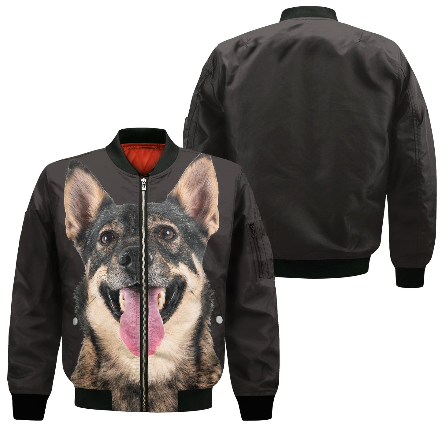 Swedish Vallhund - Unisex 3D Graphic Bomber Jacket