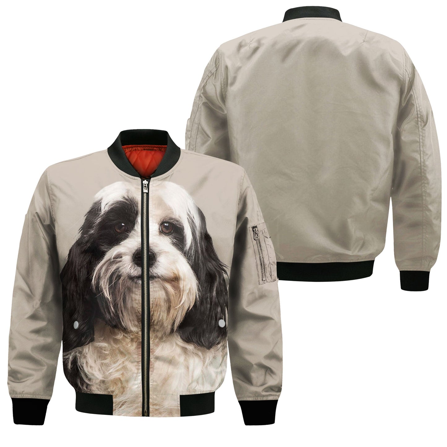 Tibetan Terrier - Unisex 3D Graphic Bomber Jacket
