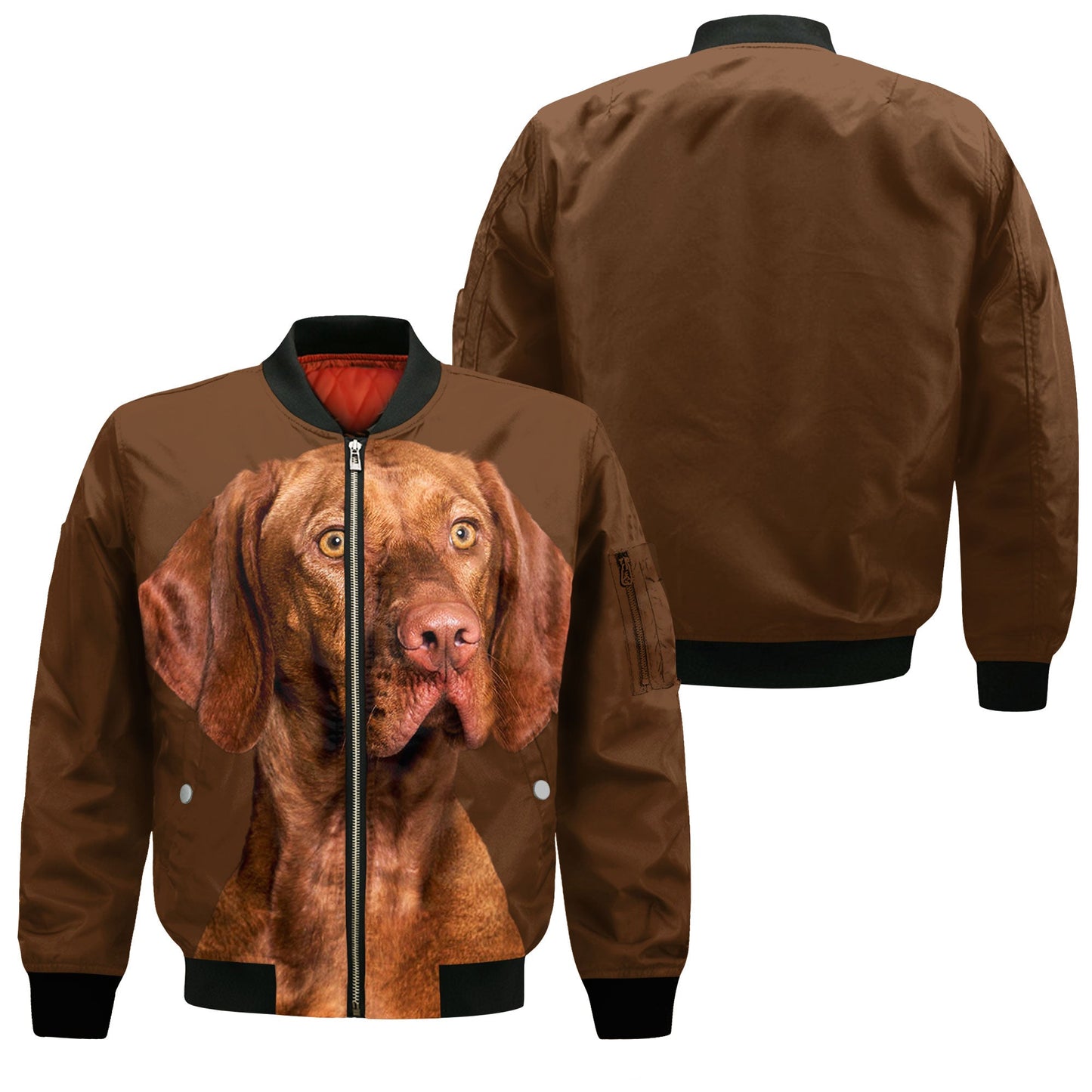 Vizsla - Unisex 3D Graphic Bomber Jacket