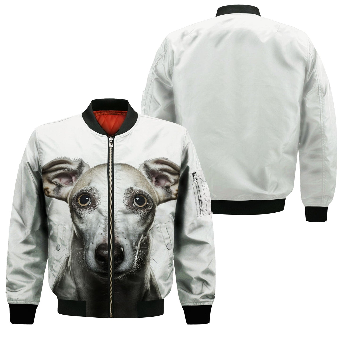Whippet AI - Unisex 3D Graphic Bomber Jacket