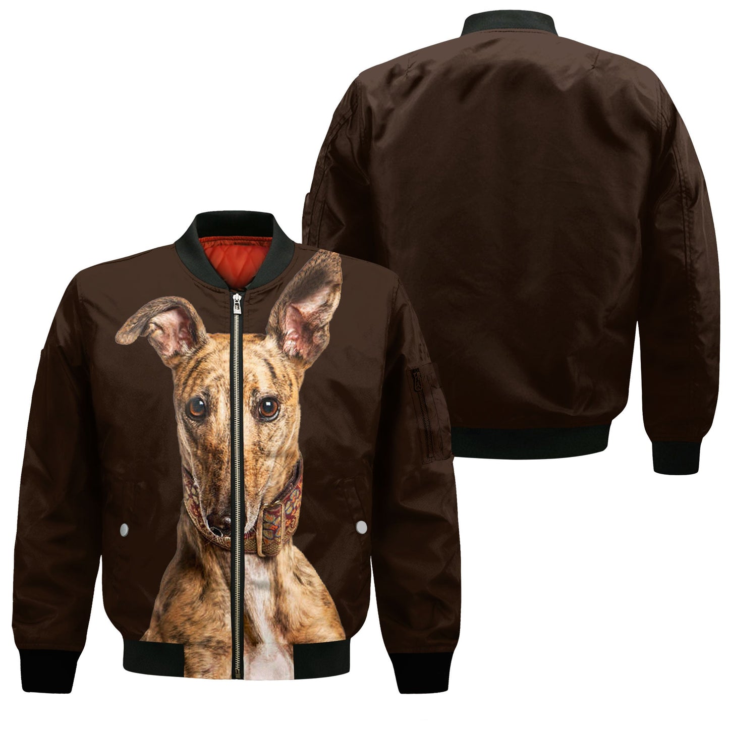 Whippet - Unisex 3D Graphic Bomber Jacket