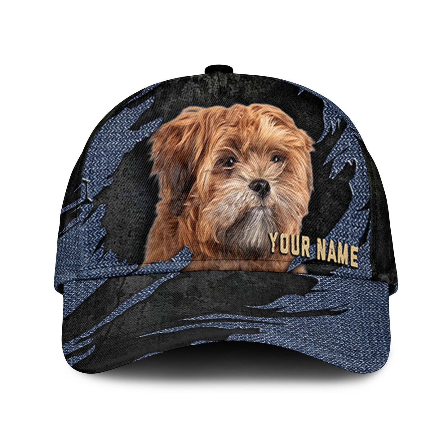 Zuchon - Jean Background Custom Name Cap