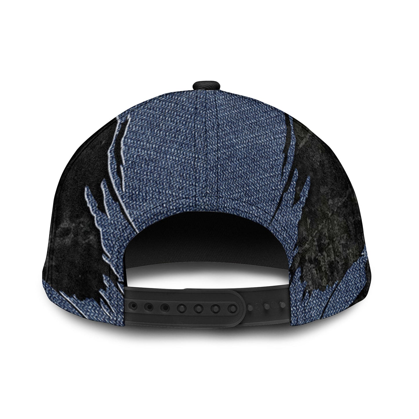 Doberman Pinscher - Jean Background Custom Name Cap