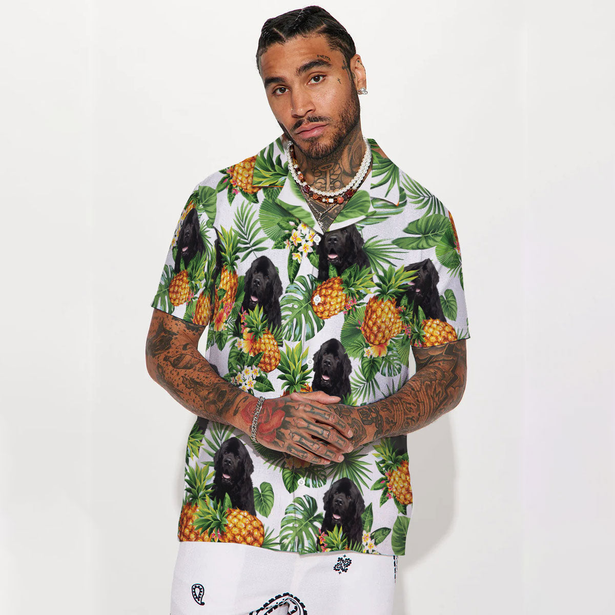 Newfoundland - Tropical Pattern Hawaiian Shirt