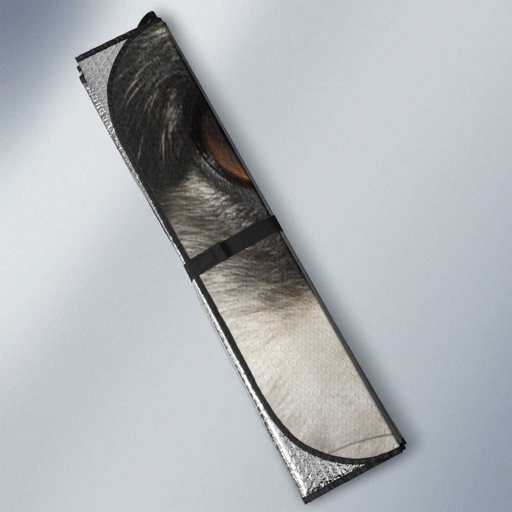 Finnish Lapphund Eyes Car Sun Shade 94