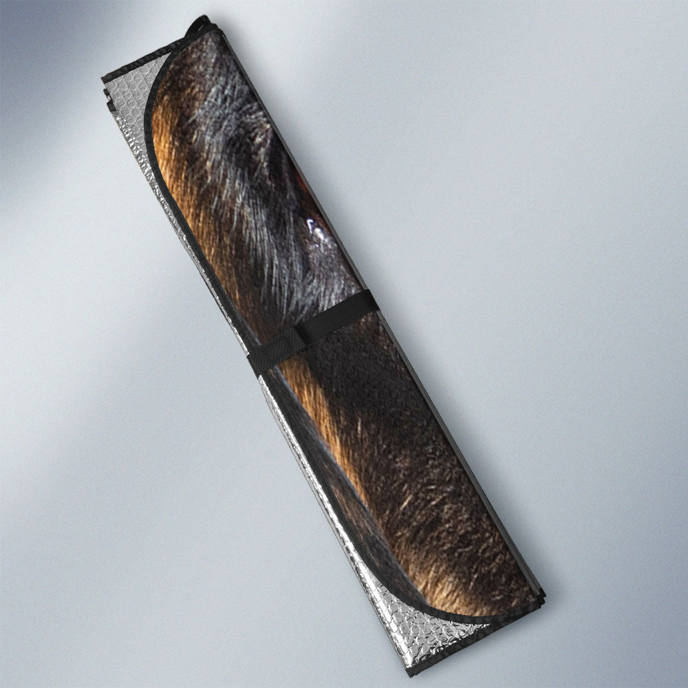 Leonberger Eyes Car Sun Shade 94