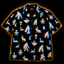 Crosfil Bad Footage Hawaiian Shirt — Glitch Cryptid VHS All-Over Print