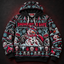 Snowbody Is Safe Unisex Hoodie — Killer Snowman Ugly Christmas Sweater Print