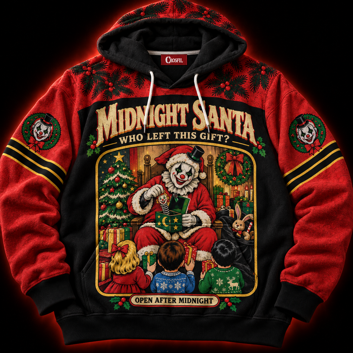 Crosfil — “WAZAAA 13” Horror Hoodie All-Over Print
