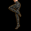 Crosfil Dead Man's Ink Footed Tights — Nautical Tentacle & Eye Print