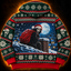 He Sees You When You’re Sleeping Unisex Hoodie — Merry Screamas Knit-Look Print