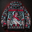 Snowbody Is Safe Unisex Hoodie — Killer Snowman Ugly Christmas Sweater Print