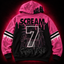 Crosfil — “CALL ME 7” Pink Hoodie All-Over Print