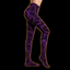 Crosfil Violet Grasp Footed Tights — Purple Kraken Eye Tentacle Print