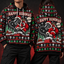 Happy Xenomas Unisex Hoodie — Alien Santa Ugly Christmas Sweater Print