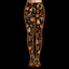 Crosfil October Forever Footed Tights — Vintage Halloween Sticker Print