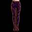 Crosfil Violet Grasp Footed Tights — Purple Kraken Eye Tentacle Print
