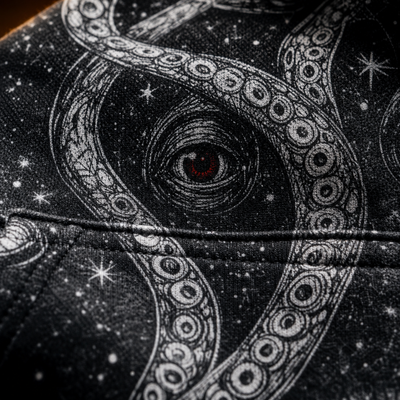 Crosfil Audience Hoodie — Eldritch Cosmic Tentacle Print
