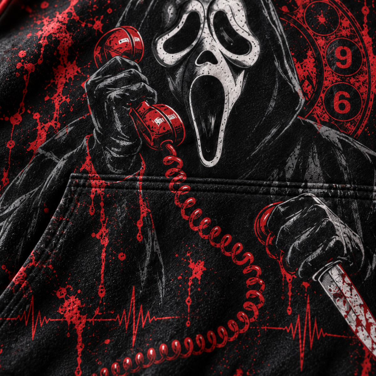 96 Unisex Hoodie — Don't Answer The Phone Print