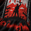 BOOM Unisex Hoodie — 8-Bit Horror Ugly Sweater Print