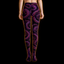 Crosfil Violet Grasp Footed Tights — Purple Kraken Eye Tentacle Print
